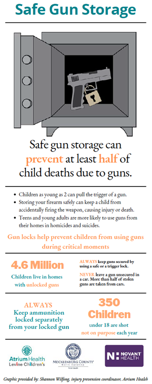 Safe Gun Storage Graphic